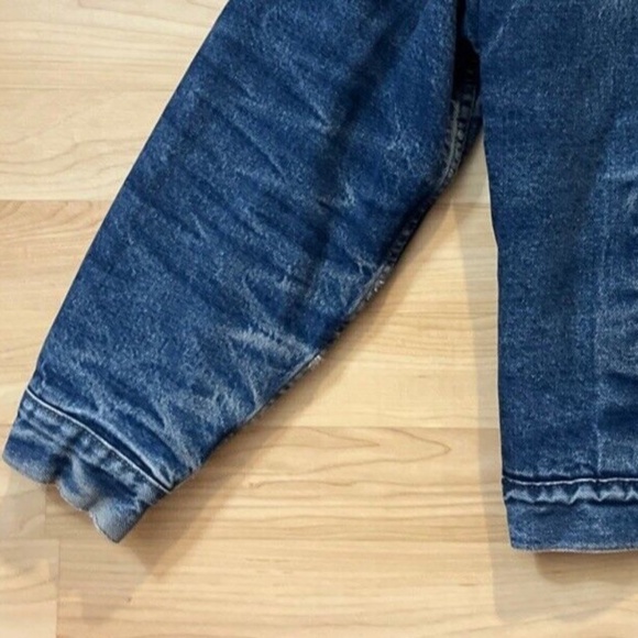 Levi's Authentic Sherpa Lined Denim Jacket VTG 1990’s Men's 50 L Made USA - Picture 7 of 13